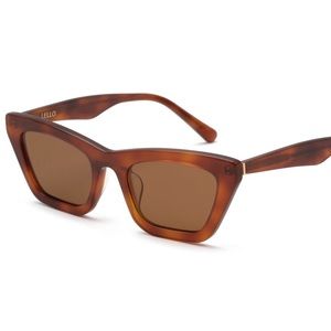 LELLO Cleo Sunglasses in Rum Havana